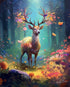 Bougimal DIY Paint by Numbers Animals for Adults, Deer 2
